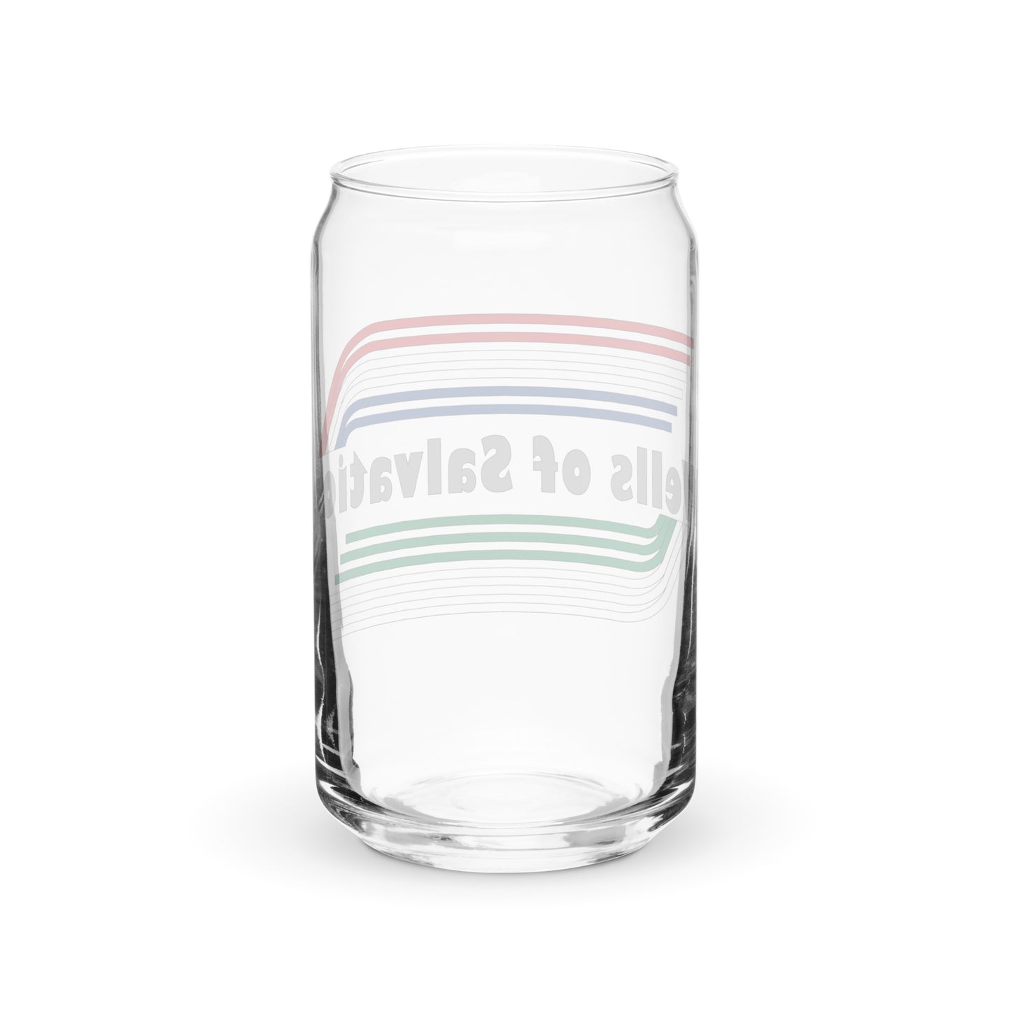 Wells Can-shaped glass