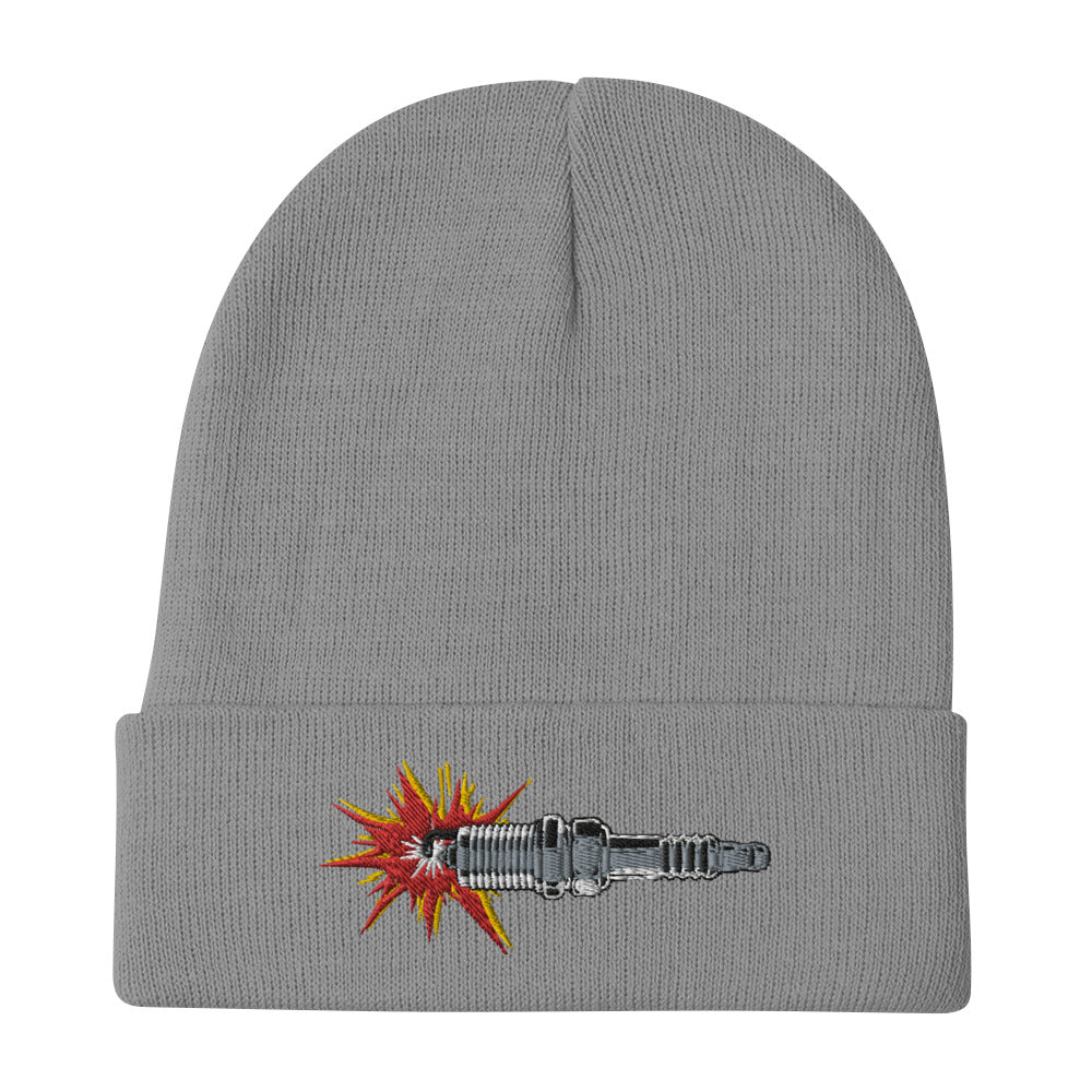 Sparkplug Embroidered Beanie