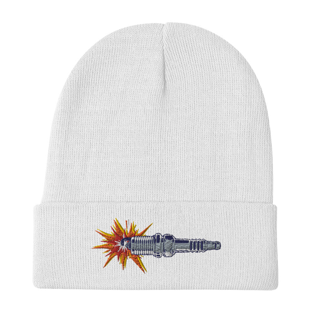 Sparkplug Embroidered Beanie