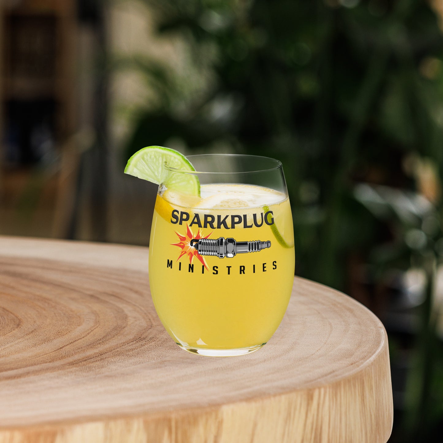 Sparkplug Stemless Wine Glass