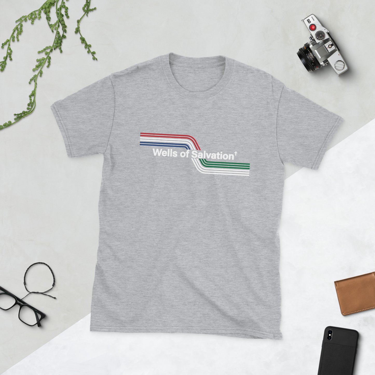 Wells Retro Unisex Short Sleeve