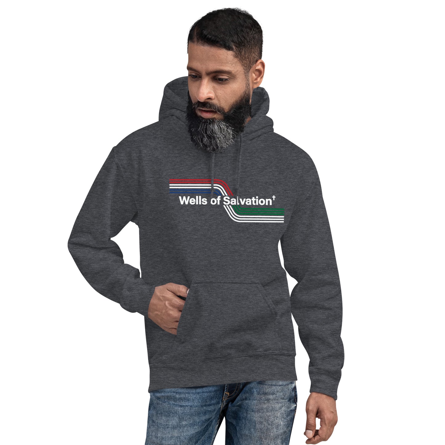 Wells Retro Unisex Hoodie
