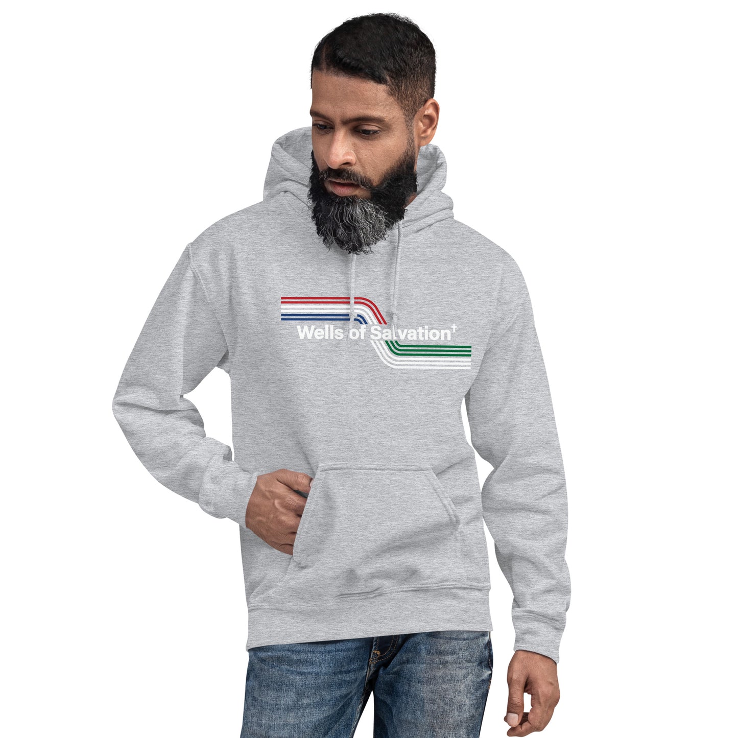 Wells Retro Unisex Hoodie